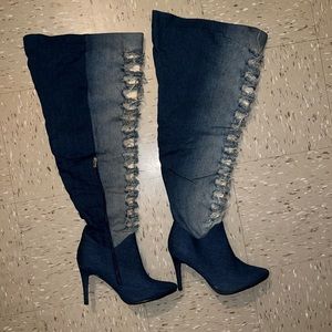 High heel boots!